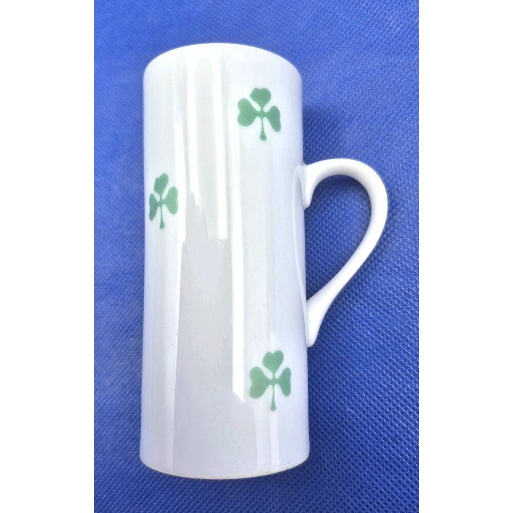 MCM Schmid Shamrock LaGardo Tackett Porcelain Espresso Cup 4oz Green White